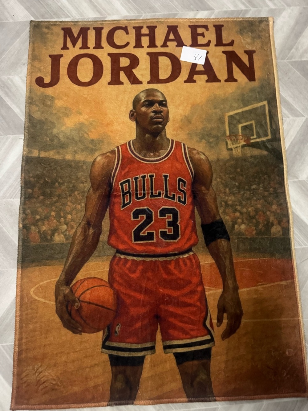 Michael Jordan Rug/Wall Decor 35x24